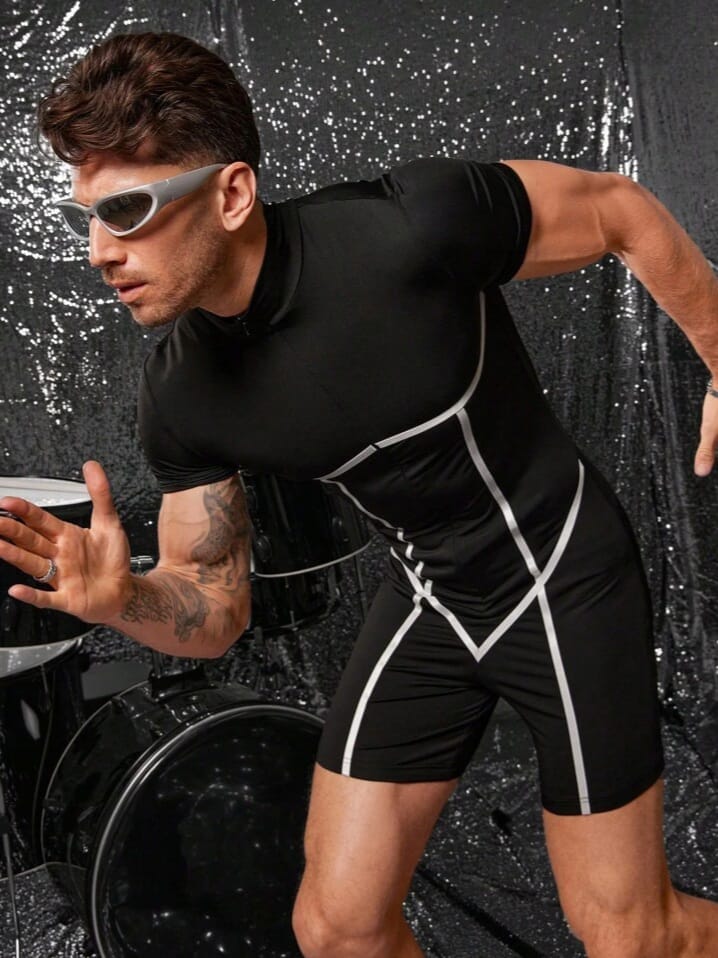 Velocity Line Romper